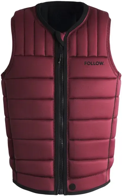 FOLLOW TOTAL Weste 2026 maroon - M