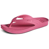 REEF Water Court Damen-Flip-Flop, weiches gepolstertes Fußbett, wasserfreundlich, Fußgewölbeunterstützung, Knallpink (Hot Pink), 38.5 EU - 38.5 EU