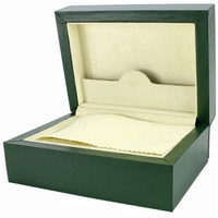 ROUHO Luxus Uhrenbox aus Holz Schmuck Aufbewahrungsbox Geschenkbox mit Kissen für Rolex
