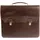 Buckle & Seam Notes Briefcase (14.17"), Notebooktasche, Braun