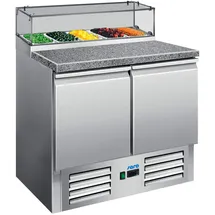 Saro Pizzatisch Mit Glasaufsatz Modell PS 200 G