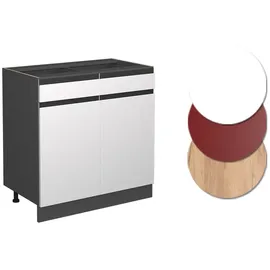 Vicco Schubladenschrank R-Line 80 x 46 x 81,5 cm Weiß