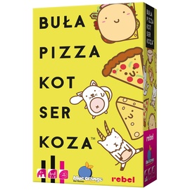 REBEL Kartenspiel Buli, Pizza, Katze, Käse, Ziege
