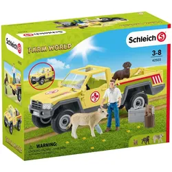 Schleich® Spielfiguren-Set Farm World Tierarztbesuch auf dem Bauernhof 42503
