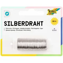 Folia Silberdraht 0,3mm 80m