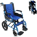 Mobiclinic Mobiclinic®, Transitrollstuhl, Modell pirámide, Aluminium, Faltbar, Bremse an den griffen, Für behinderte und senioren, Fußstütze, Armlehnen, Leicht, Orthopädisch, Sitzfläche 46 cm