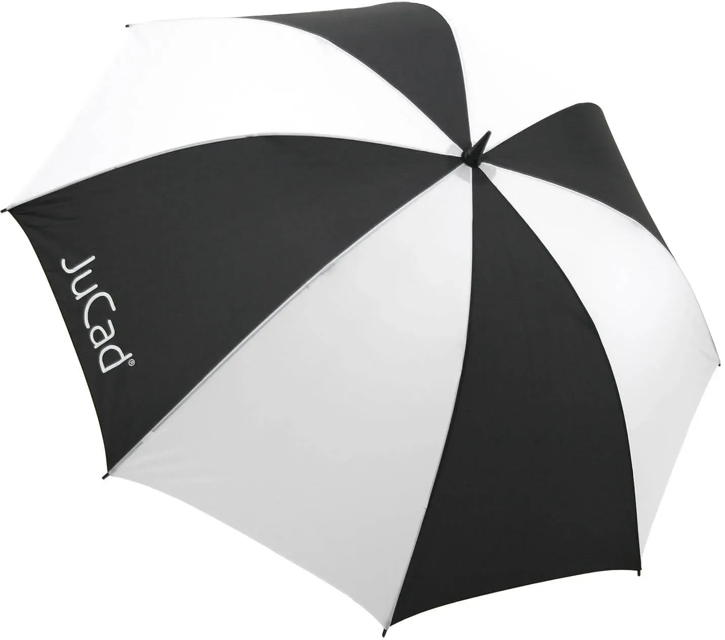 JuCad Golfschirm, schwarz/weiss