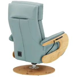 HIMOLLA Relaxsessel 7818 Leder 75 x 108 x 84 cm Blau elektrisch