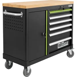 Trutzholm Werkstattwagen Stahl 108 x 46,5 x 77 cm grün/schwarz leer