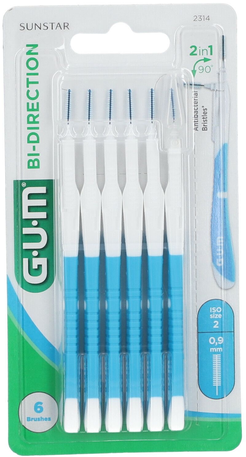 Gum® Bi-Direction Interdentalbürste 0.8 mm