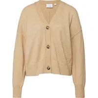 Comma, Softer Baumwollmix-Cardigan Braun 38