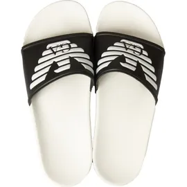 Giorgio Armani Flip-Flops Schwarz/Weiß 44