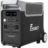 FOSSiBOT F3600 Pro Solargenerator, 3840Wh LiFePO4 Tragbare Powerstation, 3x230V AC Ausgang 3600W (7200W Peak), Stormerzeuger Schnelles Stromspeicher Aufladen Reise Power station, OutdoorCamping