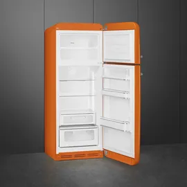 Smeg FAB30ROR5 Retro-Kühl-Gefrierkombination (222 l, 1720 mm hoch, Orange)