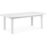 Konsimo Esstisch Esszimmertisch Küchentisch rechteckig 'cospe', Weiß, Furnier, Modern, 200-300x76,5x100 cm - Konsimo