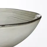 Mica decorations Tabo grau Ø 23,5 cm 3-tlg.