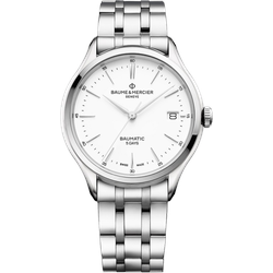 Baume & Mercier Clifton Baumatic 40mm M0A10400 - weiß,silber - 40mm