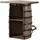 Massivmoebel24 Bartisch Mango 90 x 75 x 103 cm Braun