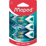 Maped Pyramiden Radierer 3 St. mehrfarbig