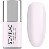 Semilac 3in1 One Step Glossy Milky Pink