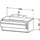 Duravit Waschtischunterschrank 2 Auszüge 120 x 49,6 x 40 cm Grau Matt