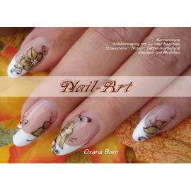 J.Lindeberg Nail-Art: Marmorierung, Bildübertragung mit Gel oder Nagellack, Strasssteine-,Blüten-, Glitzerverarbeitung, Stempeln und Ähnliches