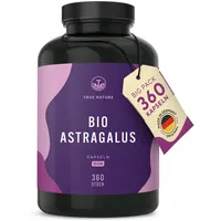 True Nature True Nature® Bio Astragalus Kapseln - Vegan & Made in Germany 360 St