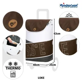 andersen shopper manufraktur Royal Shopper XXL Loke braun 40