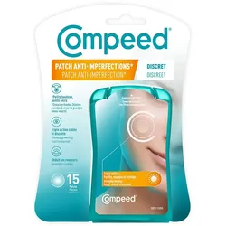 Compeed® - Pflaster gegen Unreinheiten discrets - Pflaster Hydrokolloide - 15 Pflaster