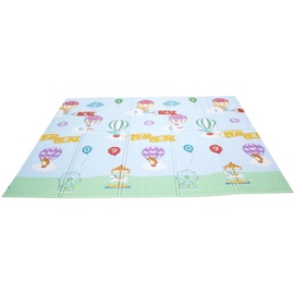 Teamson Kids Fantasy Fields Heißluftballons Kinder Sanft Baby Spielmatte 1.97m x 1.54m PS-PM002