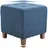 deluke Sitzhocker CELIS Stoff 45 x 46 x 45 cm Blau