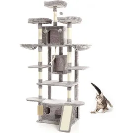 fudajo Kratzbaum 198 cm grau