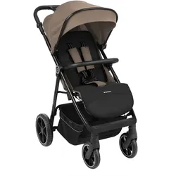 Kikkaboo Kinderwagen Lucy Gurt Rückenlehne verstellbar Federung Hinterradbremse beige
