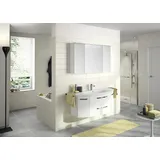 Pelipal 4010 120,5 cm weiß hochglanz TwinLED Kranzbeleuchtung