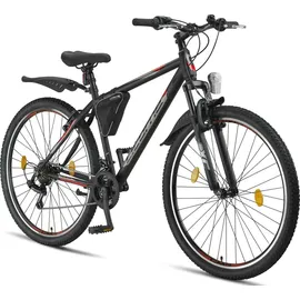 Licorne Bike Guide Premium Mountainbike 26 Zoll RH 0 cm schwarz/rot