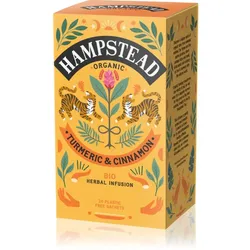 Hampstead Tea London Turmeric & Cinnamon portionierter Tee ohne Koffein 20 St.