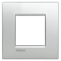 Legrand Rahmen Living&Light Aluminium LNC4802TE