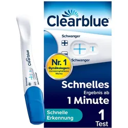 Clearblue Schwangerschaftstest schnelle Erkennung 1 St Test