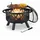 Relaxdays Feuerschale Ø 75 cm Schwarz