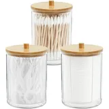 luxuskollektion Acryl-Qtip-Halter Badorganizer Transparent