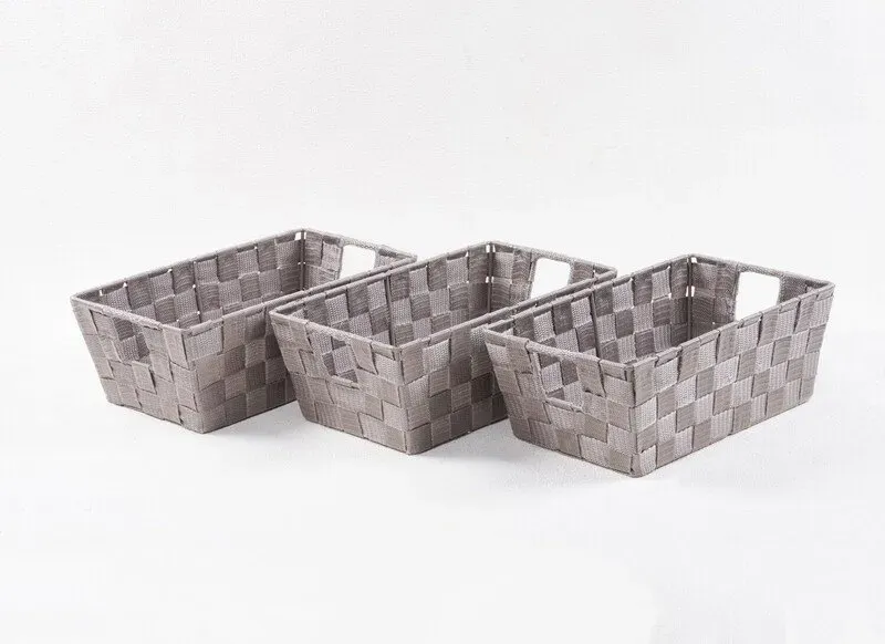 kapanou 3er-Set kleiner Ablage mit PP-Webband, Totemink, 12 x 6,5 x 4,5 Zoll, Neujahr-Angebot, Top-Geschenkideen