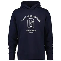 GANT Graphic Sweat Hoodie Kapuzenpullover, Evening Blue, S