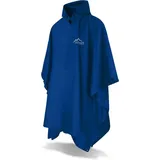 normani Regenponcho Ripstop Regenponcho Derry Wasserdichtes Regencape - Wassersäule: 6.000 mm blau|braun