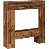 vidaXL Kaminumrandung, Dekorative Kaminkonsole, Kaminsims Dekokamin für Wohnzimmer, Kaminattrappe Kaminverkleidung, Altholz-Optik Holzwerkstoff