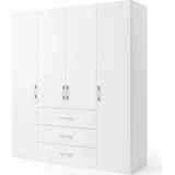 Set One by Musterring Drehtürenschrank Henderson 201 x 223 x 60 cm Weiß