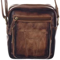 GREENLAND Nature Mascu & Line Umhängetasche Leder 20 cm