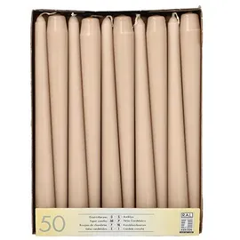 Papstar Leuchterkerzen 25 cm 50 St. weiß