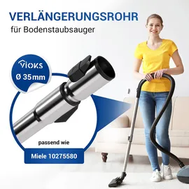 Vioks Teleskoprohr passend wie Miele 10275580 für Staubsauger