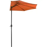 Dema - Sonnenschirm halbrund La Spezia Halbschirm Balkonschirm Terrasse - Farbwahl