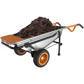 Worx WG050 Aerocart 8-in-1 Funktion: Sackkarre mit Vollgummireifen, Gartenkarre, Tragehilfe, Müllbeutelhalter uvm.